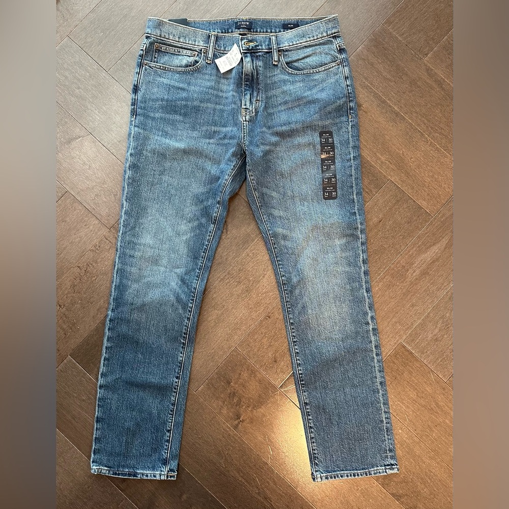 J.Crew NWT Slim Vintage Flex Denim jeans 34x30